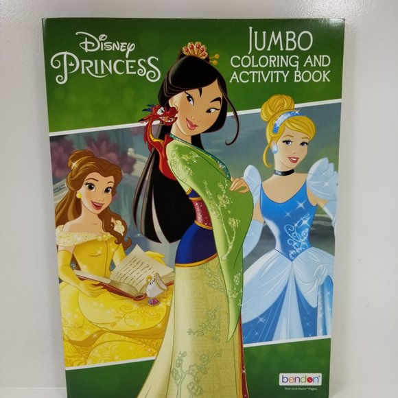 Disney Princess Jumbo Coloring Activity book - Picture 3 of 6